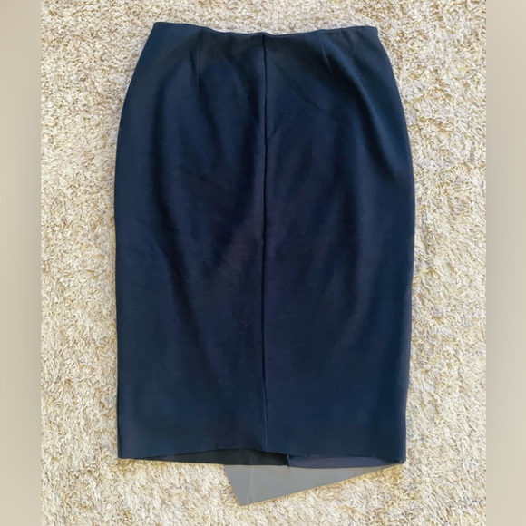 Bailey 44 Navy Astin Wrap Skirt- NWT - Picture 3 of 9